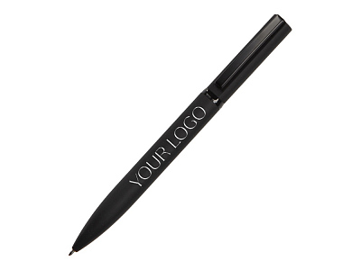 Ручка шариковая металлическая Siegfried soft-touch (Чёрный)