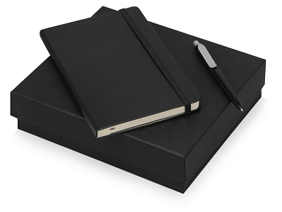 Подарочный набор Moleskine Picasso с блокнотом А5 и ручкой (Черный)