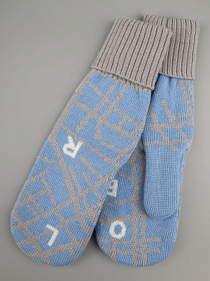 Варежки Joyful на заказ, полушерсть