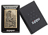 Зажигалка ZIPPO Eagles, с покрытием Brushed Brass, латунь/сталь, золотистая, матовая, 38x13x57 мм - Фото 5