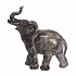 Скульптура "Слон", черный с серым - Фото 1