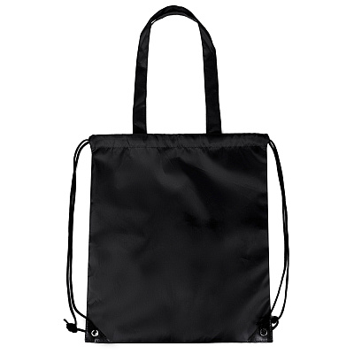 Сумка-рюкзак для покупок LUKMORY, чёрная (Черный.)