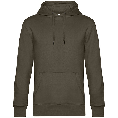 Толстовка с капюшоном унисекс King  (Хаки)