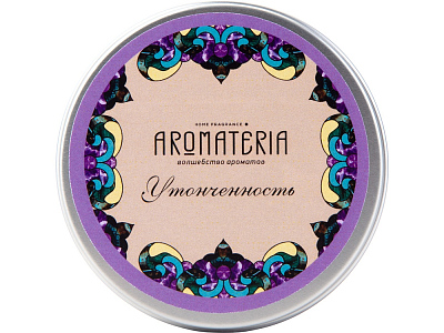 Набор: платок Каменный цветок и свеча Утонченность