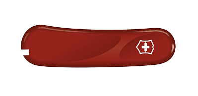 Передняя накладка для ножей VICTORINOX 85 мм пластиковая полупрозрачная красная
