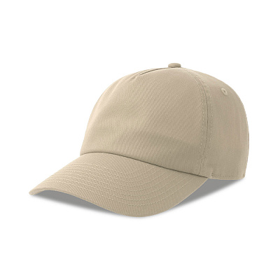 Бейсболка DAD HAT-S FIVE, 5 клиньев, металлическая застежка (Бежевый)