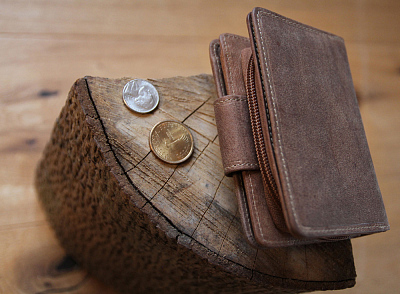 Бумажник женский KLONDIKE «Kitty», натуральная кожа в светло-коричневом цвете, 9 х 12,5 х 3 см