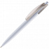 Ручка шариковая Bento, белая с серым - Фото 1