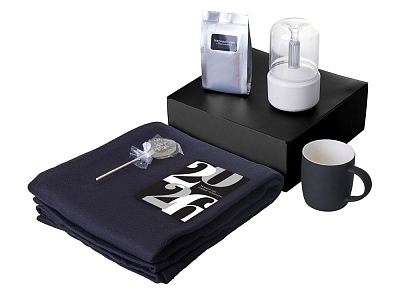 Подарочный набор Re:Haven с пледом, увлажнителем и кружкой