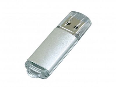 USB 3.0- флешка на 128 Гб с прозрачным колпачком (Серебристый)