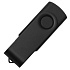 USB flash-карта DOT (8Гб), черный, 5,8х2х1,1см, пластик, металл - Фото 1