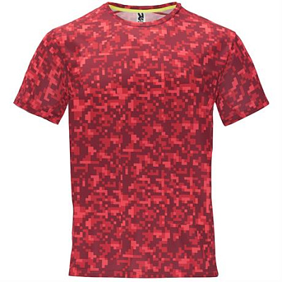 Спортивная футболка ASSEN мужская, КРАСНЫЙ ПИКСЕЛЬ S (Красный пиксель)