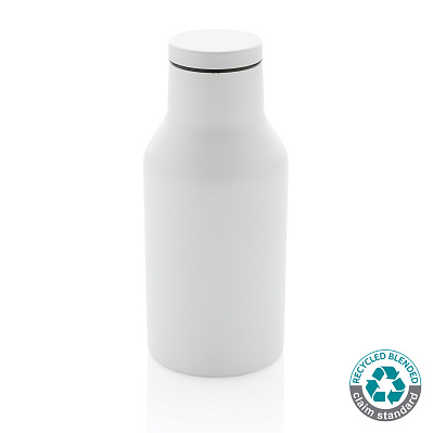 Вакуумная бутылка из переработанной нержавеющей стали (стандарт RCS), 300 мл (Белый;)