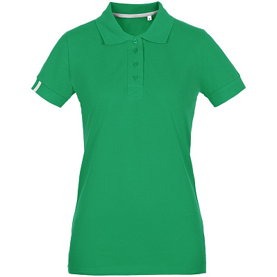 Рубашка поло женская Virma Premium Lady, зеленая (Зеленый)