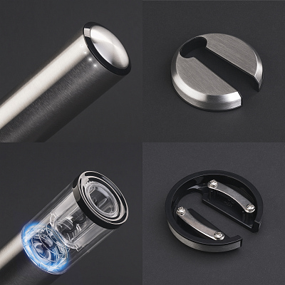 Штопор автоматический "Сомелье" с батареей, 500 mAh, серебристый