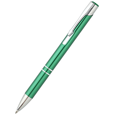 Ручка металлическая Holly, зеленая (Зеленый)