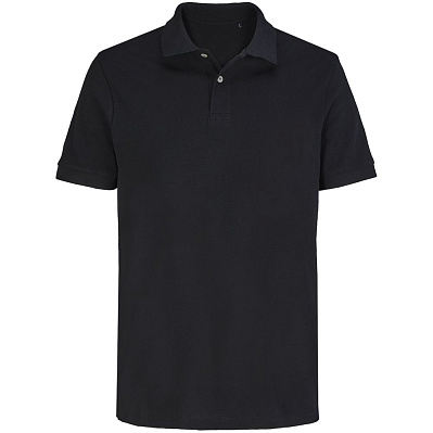 Рубашка поло унисекс Pacific, черная (Чёрный)