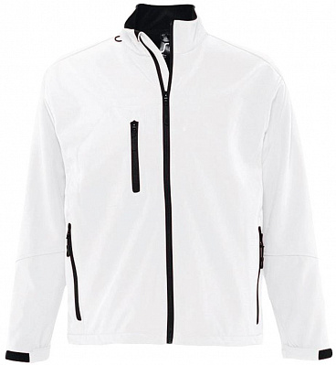 Куртка мужская на молнии Relax 340, белая (Белый)