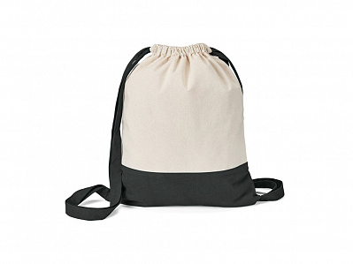 Сумка в формате рюкзака из 100% хлопка ROMFORD (Черный)