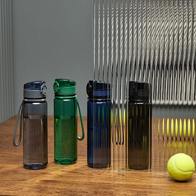 Бутылка для воды Como, серая