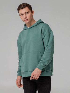 Худи оверсайз Kulonga Comfort, серо-зеленое (Серый)