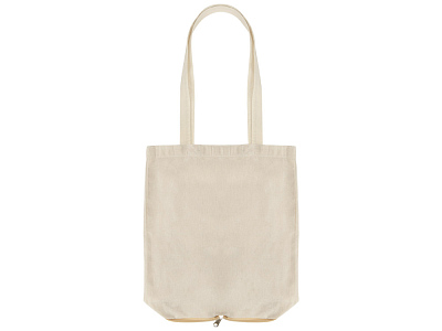 Складная сумка Jute из хлопка и джута с карманом