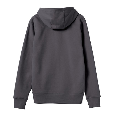 Толстовка на молнии с капюшоном унисекс King, темно-серая