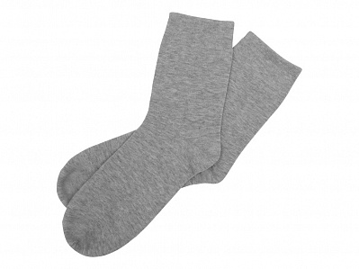 Носки однотонные Socks мужские (Серый меланж)