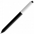 Ручка шариковая Pigra P03 Mat, черная с белым - Фото 2