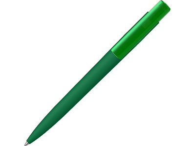 Ручка металлическая шариковая RECYCLED PET PEN PRO K transparent GUM soft-touch (Зеленый)