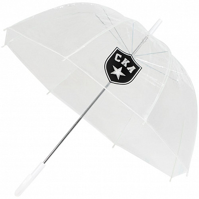 Прозрачный зонт-трость «СКА» (Прозрачный)