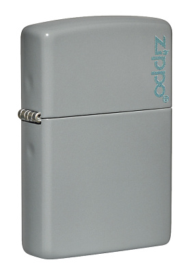 Зажигалка ZIPPO Classic с покрытием Flat Grey, латунь/сталь, серая, глянцевая, 38x13x57 мм (Серый)