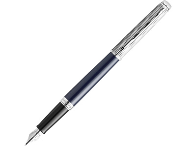 Ручка перьевая Hemisphere Deluxe (Синий, черный, серебристый)