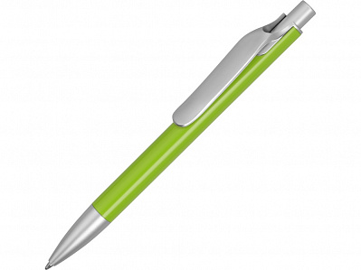 Ручка металлическая шариковая Large (Зеленое яблоко/серебристый)