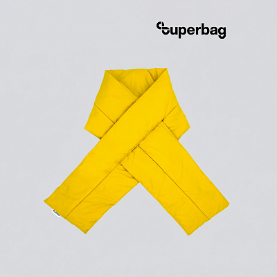 Шарф Bubble (желтый) (Желтый)