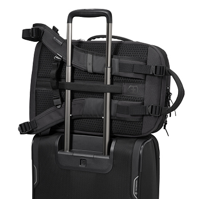Рюкзак VICTORINOX Touring 2.0, черный, износоустойчивый полиэстер 600D, 31x19x45 см, 21 л