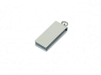 USB 2.0- флешка мини на 32 Гб с мини чипом в цветном корпусе (Серебристый)