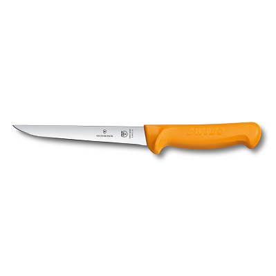 Нож обвалочный VICTORINOX Swibo с прямым лезвием 18 см, жёлтый (Желтый)