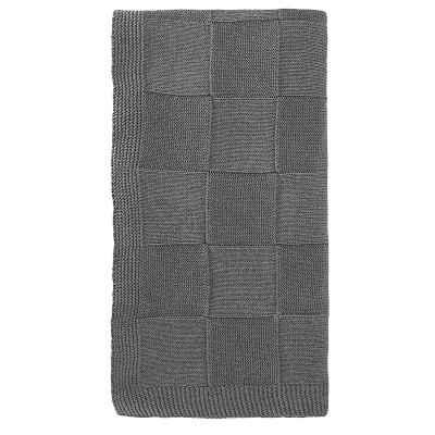 Плед Cella вязаный, серый (без подарочной коробки)