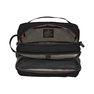 Несессер VICTORINOX Travel Essentials Toiletry Bag, чёрный, полиэстер, 27x14x16 см