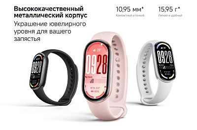 Смарт-браслет Xiaomi Smart Band 10, розовый