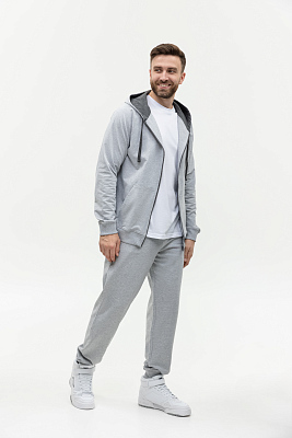 Толстовка мужская STAN с капюшоном на молнии футер без начёса 260, 61