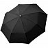 Зонт складной Carbonsteel Magic, черный - Фото 1