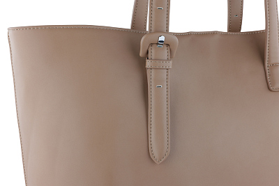 Бизнес-шоппер женский наплечный BUGATTI Luna, пудровый, полиуретан, 47 х 18 х 34 см