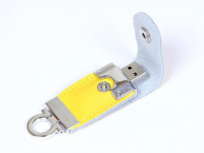 USB 2.0- флешка на 8 Гб в виде брелока (Желтый)