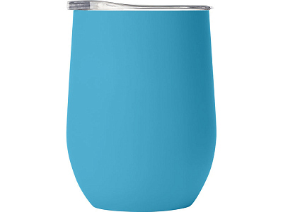 Вакуумная термокружка Sense Gum, непротекаемая крышка, soft-touch