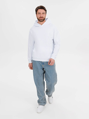 Худи оверсайз унисекс Outshine, белое