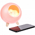 Беспроводная лампа-колонка Right Meow, розовая - Фото 8
