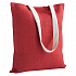 Холщовая сумка на плечо Juhu, красная - Фото 1