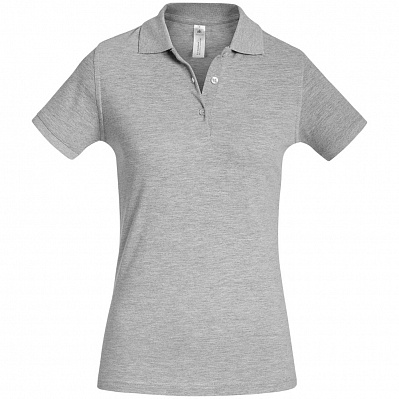 Рубашка поло женская Safran Timeless серый меланж (Серый меланж)